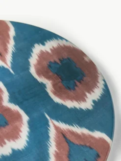 Handgemaakt porseleinen eetbord Ikat^Westwing Outlet