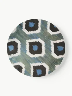 Handgemaakt porseleinen onderbord Ikat^Westwing New