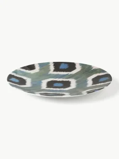 Handgemaakt porseleinen onderbord Ikat^Westwing New