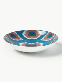 Handgemaakt porseleinen onderbord Ikat^Westwing Hot
