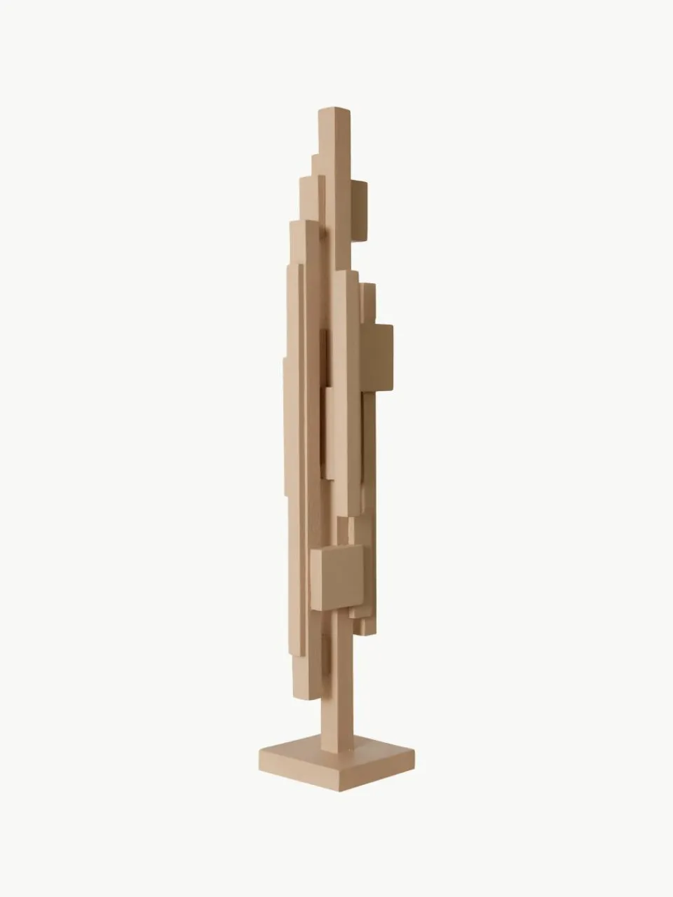 Handgemaakt sierobject Skyline van teakhout^HKLIVING Online