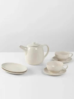 Handgemaakt theeservies Nordic Vanilla, 2 personen (7 stuks)^Broste Copenhagen Discount