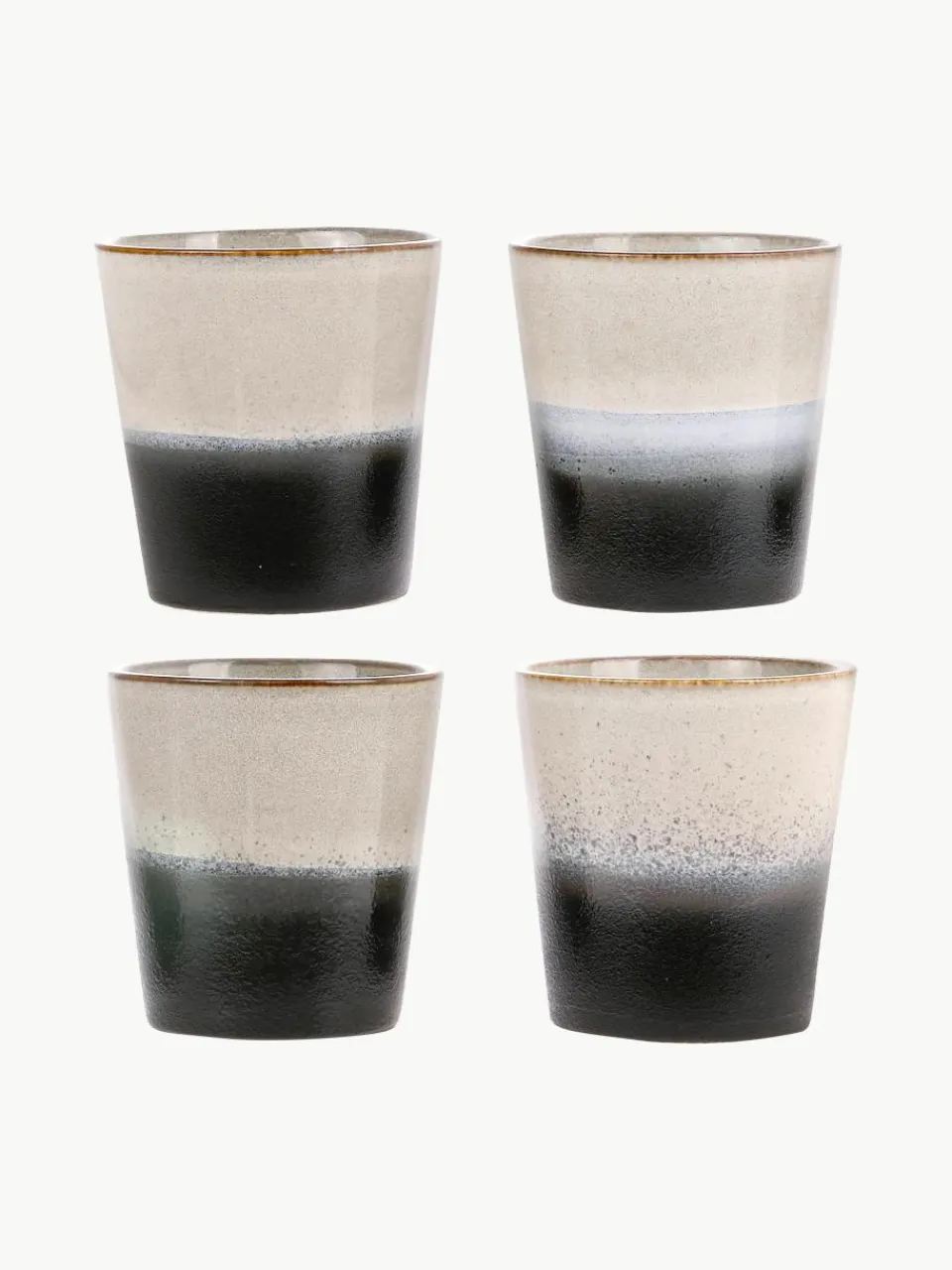 Handgemaakt XS beker 70's, 4-delig^HKLIVING Sale