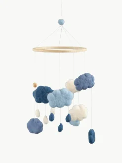 Handgemaakte babymobiel Clouds^Sebra Hot
