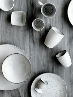 Handgemaakte beker Nordic Sand, 6 stuks^Broste Copenhagen Hot