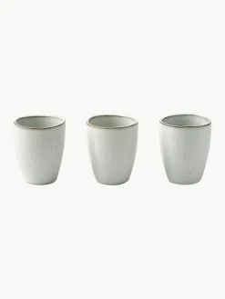 Handgemaakte beker Nordic Sand, 6 stuks^Broste Copenhagen Hot