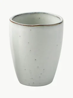 Handgemaakte beker Nordic Sand, 6 stuks^Broste Copenhagen Hot