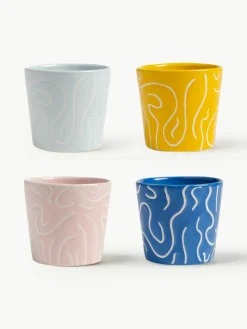 Handgemaakte beker Soba, set van 4^&k Amsterdam Outlet