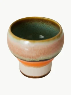 Handgemaakte bekers 70's van keramiek, 2-delig^HKLIVING New