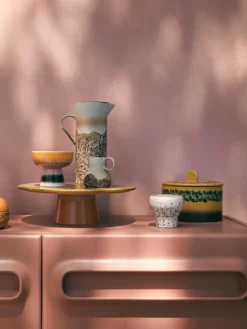 Handgemaakte bekers 70's van keramiek, set van 2^HKLIVING New