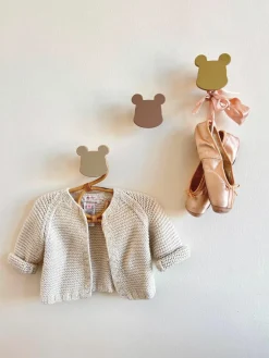 Handgemaakte beukenhouten wandhaken Beer, set van 3^Cam Cam Copenhagen Fashion