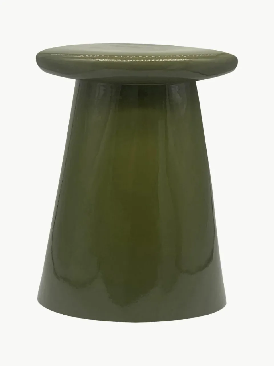 Handgemaakte bijzettafel Button van keramiek^Westwing Hot