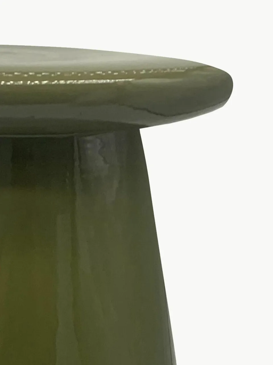 Handgemaakte bijzettafel Button van keramiek^Westwing Hot