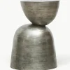 Handgemaakte bijzettafel Heena van aluminium^House Doctor New