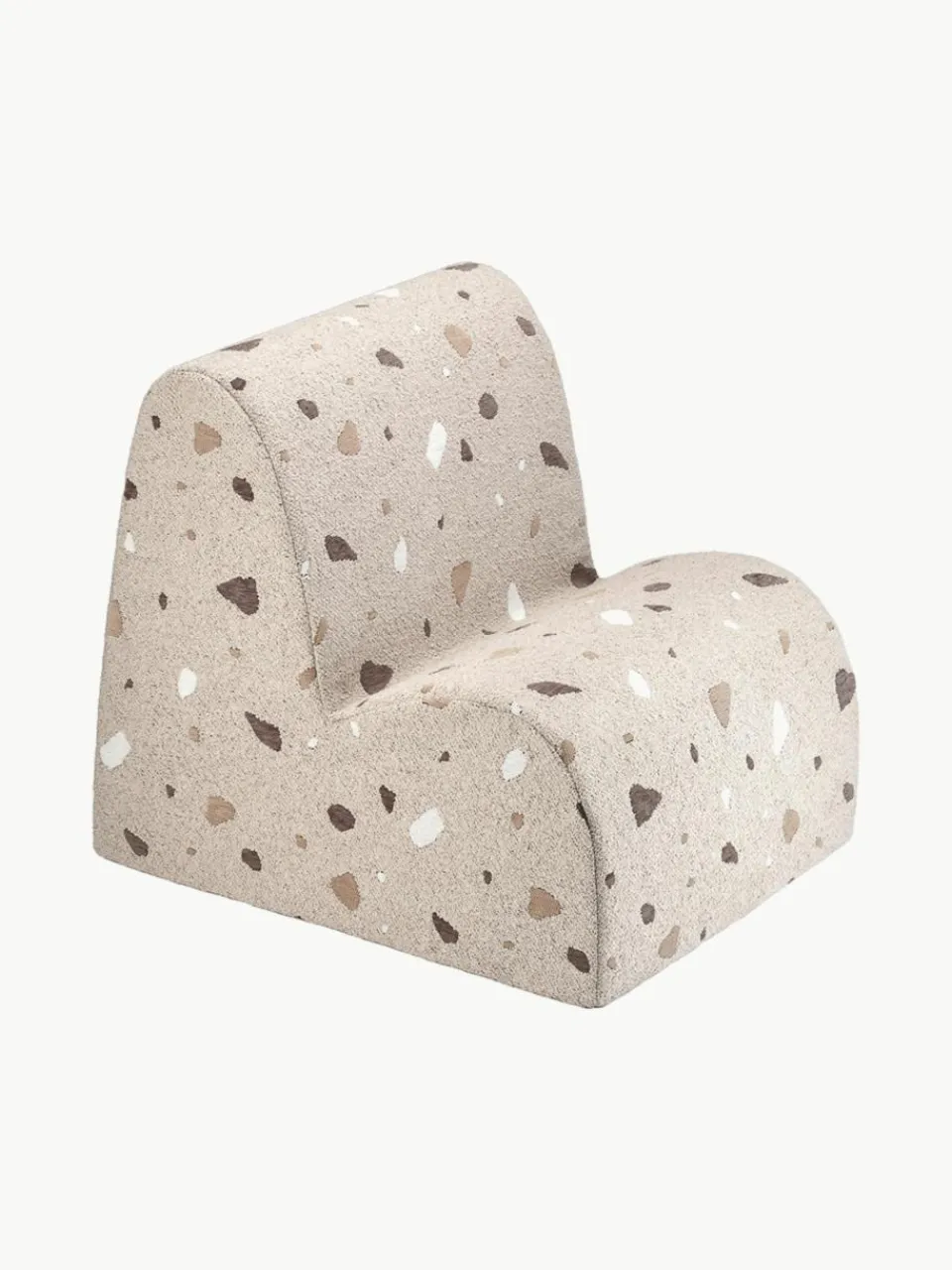 Handgemaakte bouclé kinderfauteuil Cloud^Wigiwama Outlet
