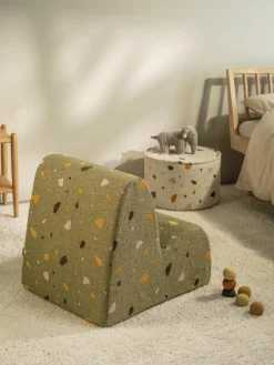 Handgemaakte bouclé kinderfauteuil Cloud^Wigiwama Online