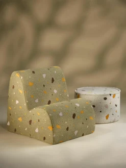 Handgemaakte bouclé kinderfauteuil Cloud^Wigiwama Online
