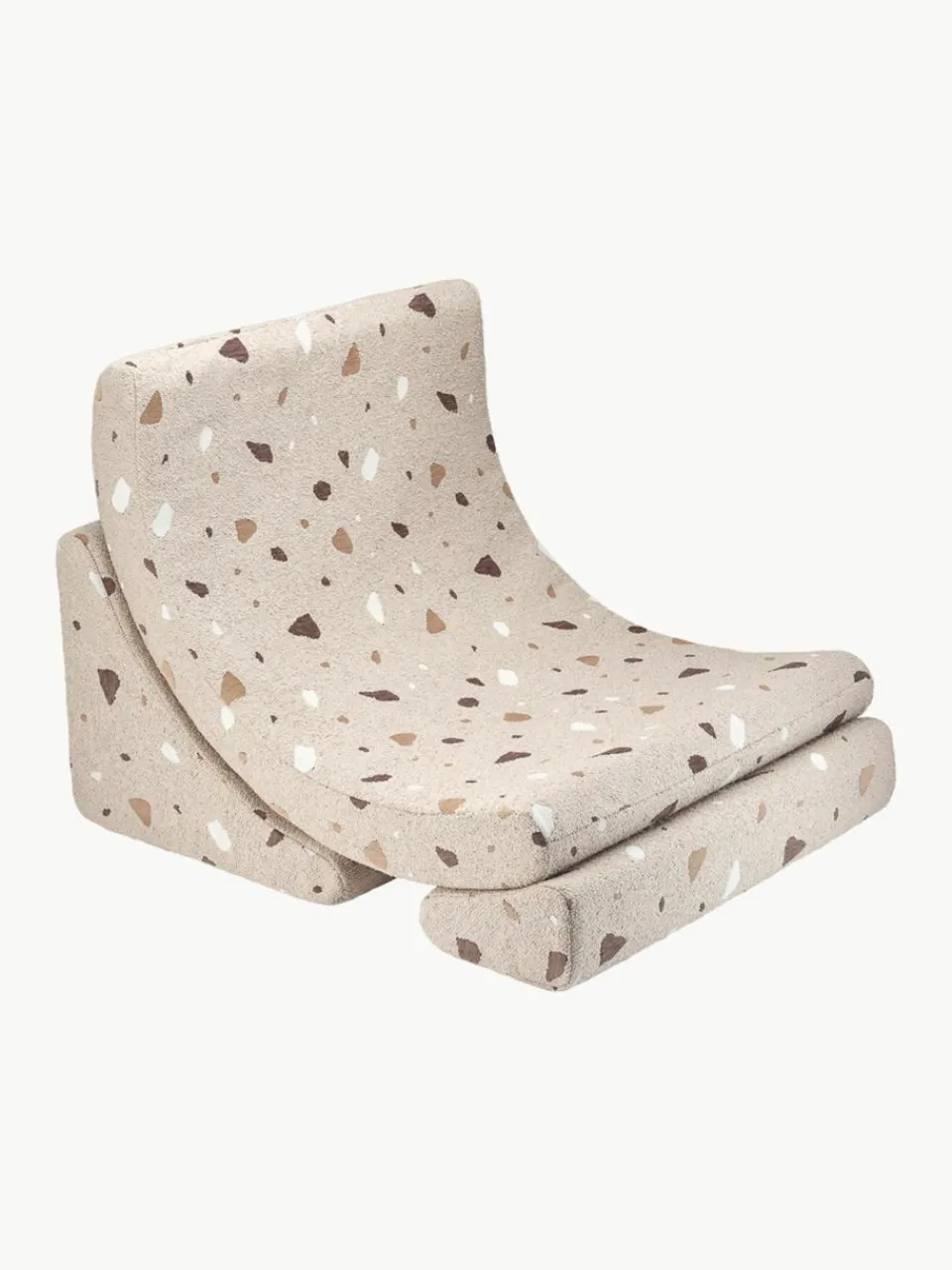 Handgemaakte bouclé kinderfauteuil Moon^Wigiwama Hot
