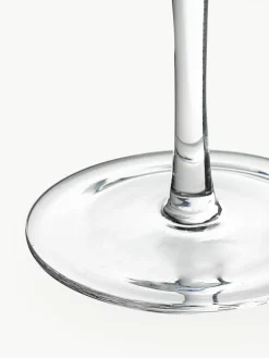 Handgemaakte champagneglazen Cami met groefstructuur, 4 stuks^Westwing Collection Sale