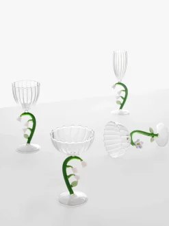 Handgemaakte champagneglas Botanica^ICHENDORF Online