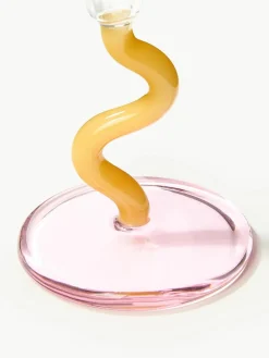Handgemaakte champagneglazen Curve, 2 stuks^&k Amsterdam Hot