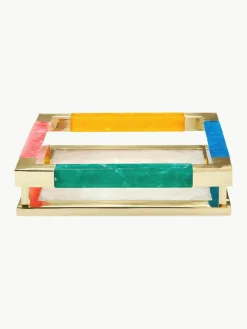 Handgemaakte decoratief dienblad Mustique^Jonathan Adler Discount