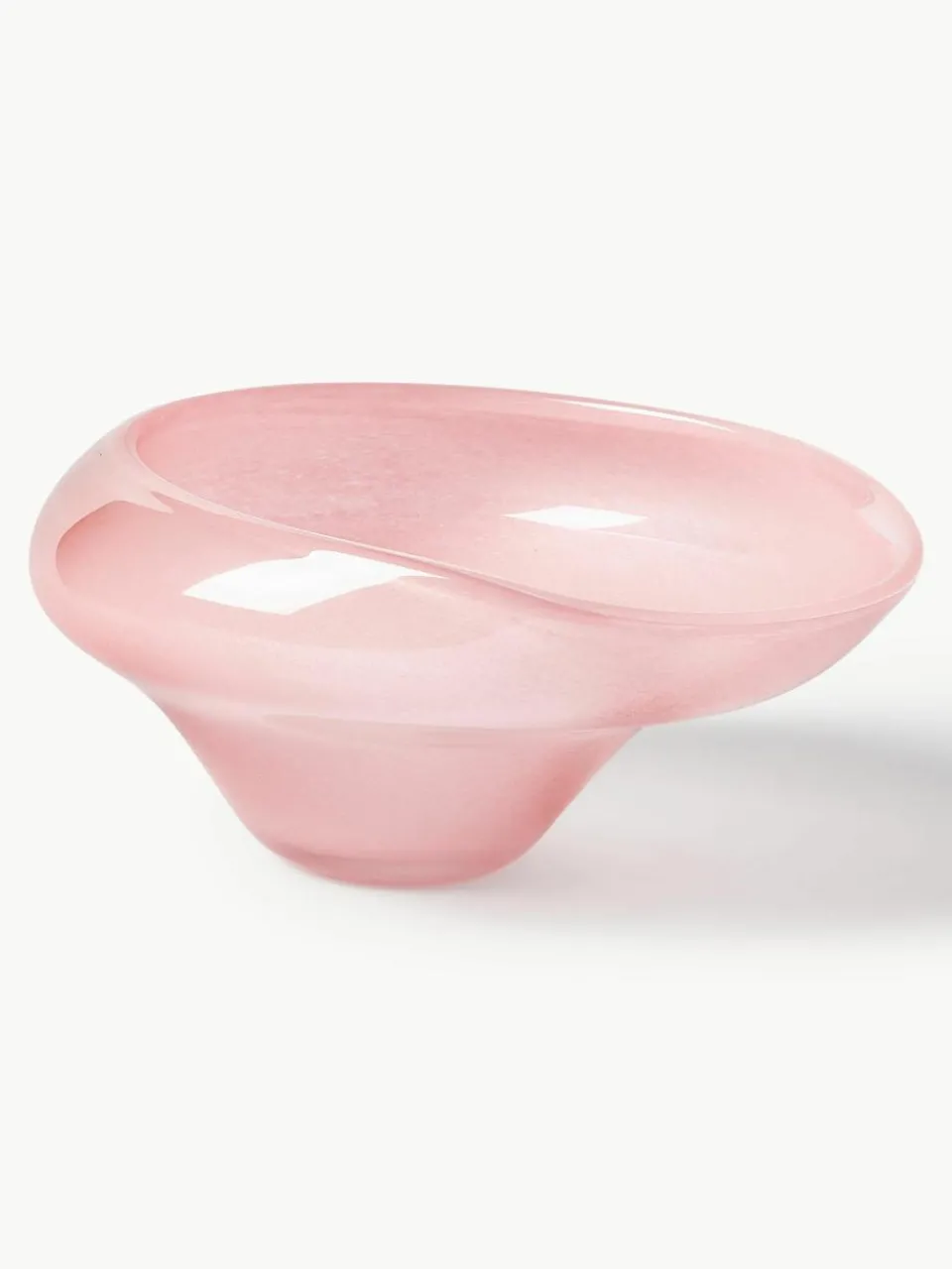 Handgemaakte decoratieve schaal Ashley van glas^Westwing Collection Hot