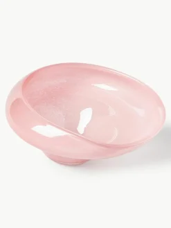 Handgemaakte decoratieve schaal Ashley van glas^Westwing Collection Hot
