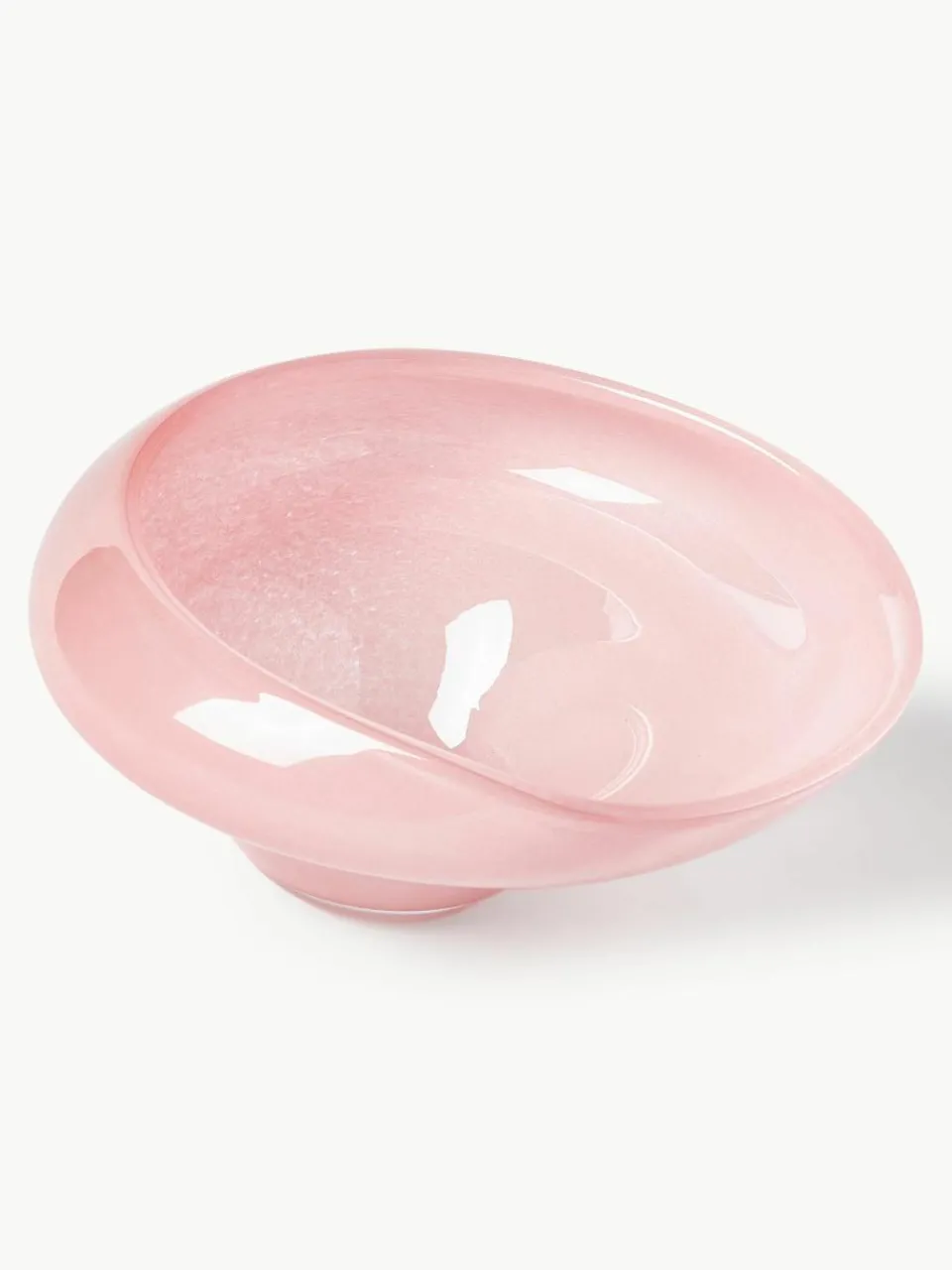 Handgemaakte decoratieve schaal Ashley van glas^Westwing Collection Hot