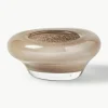 Handgemaakte decoratieve schaal Ashley van glas^Westwing Collection Outlet