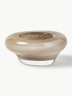 Handgemaakte decoratieve schaal Ashley van glas^Westwing Collection Outlet