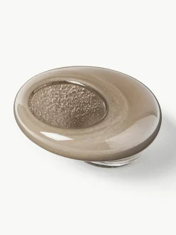 Handgemaakte decoratieve schaal Ashley van glas^Westwing Collection Outlet