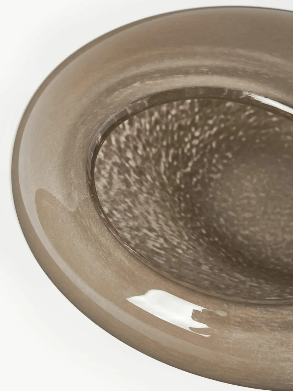 Handgemaakte decoratieve schaal Ashley van glas^Westwing Collection Outlet