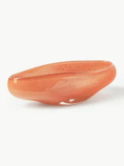 Handgemaakte decoratieve schaal Ashley van glas^Westwing Collection Hot