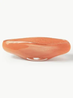 Handgemaakte decoratieve schaal Ashley van glas^Westwing Collection Hot
