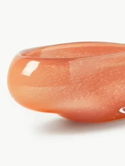 Handgemaakte decoratieve schaal Ashley van glas^Westwing Collection Hot