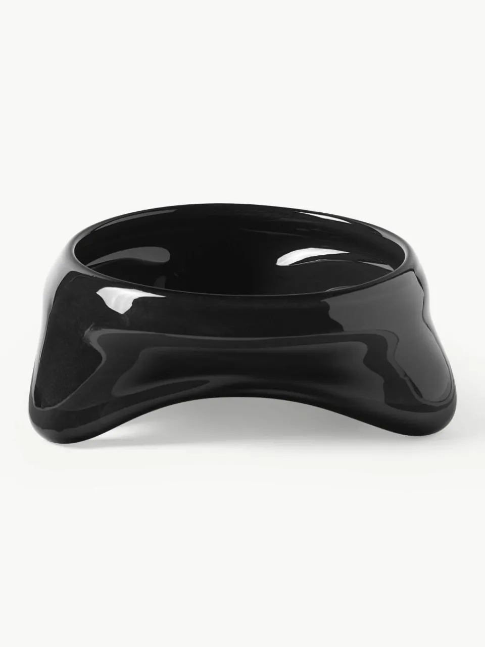 Handgemaakte decoratieve schaal Ashley van glas^Westwing Collection Discount