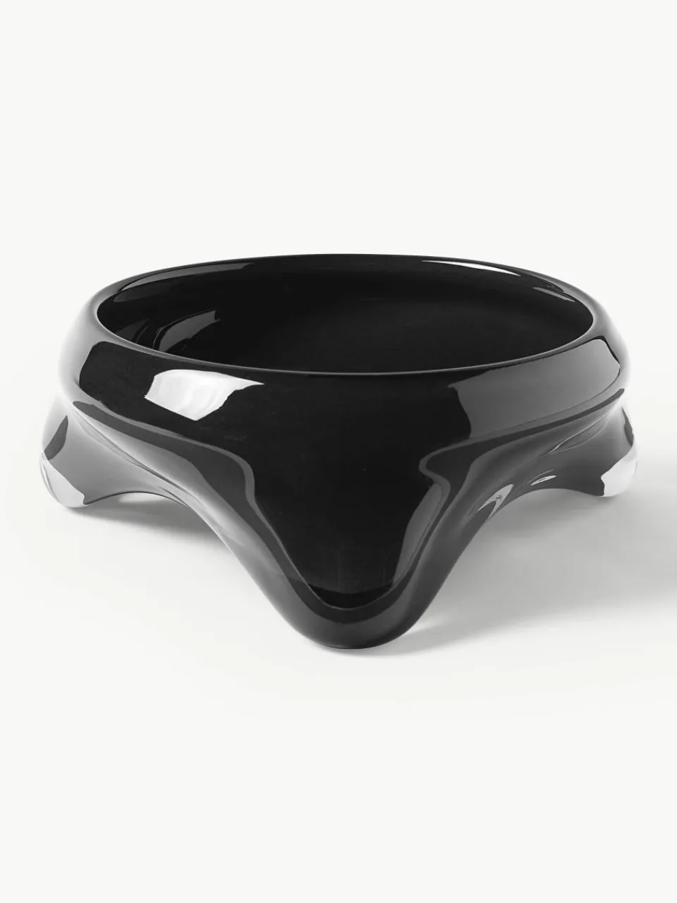 Handgemaakte decoratieve schaal Ashley van glas^Westwing Collection Discount