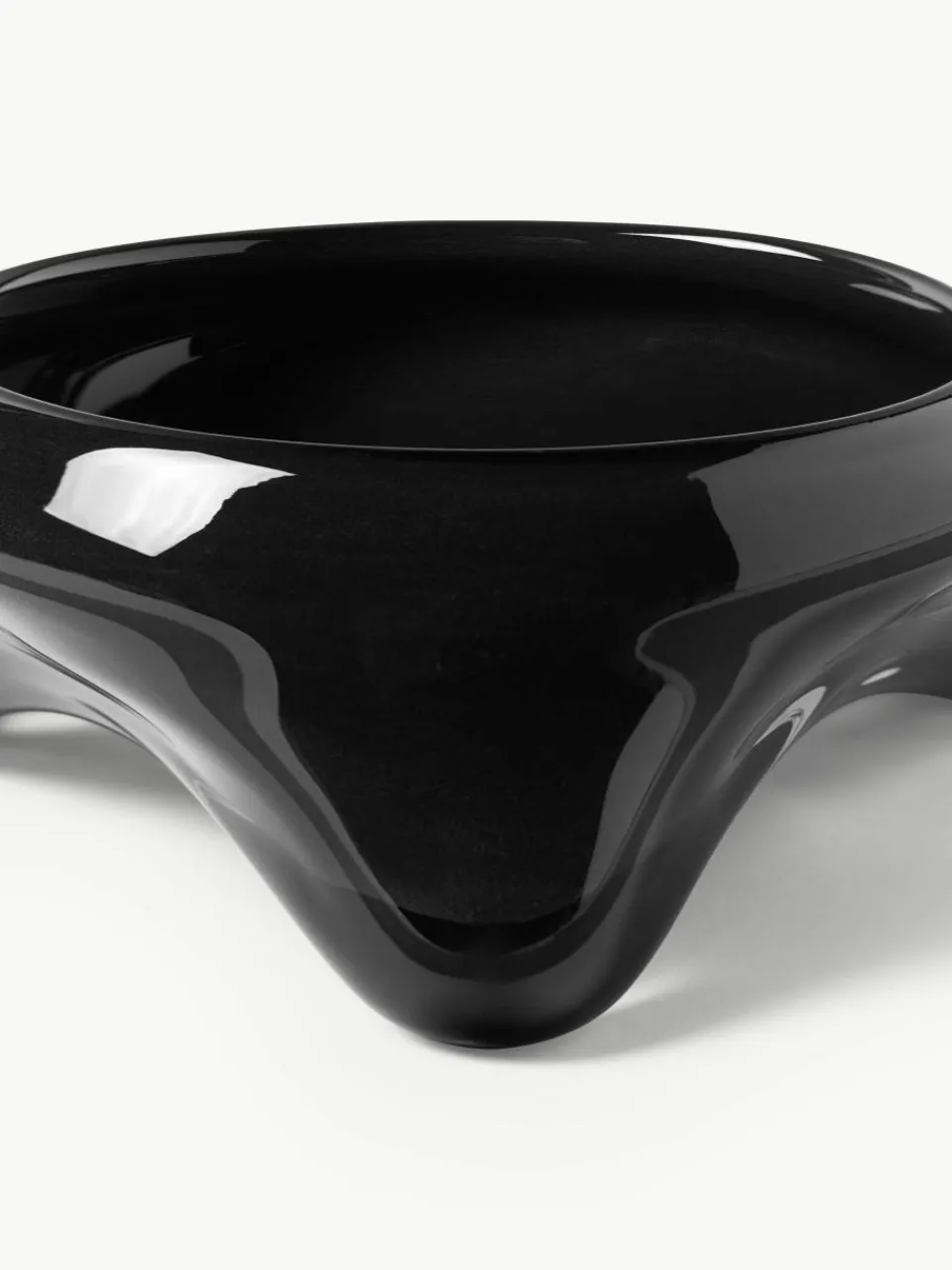 Handgemaakte decoratieve schaal Ashley van glas^Westwing Collection Discount