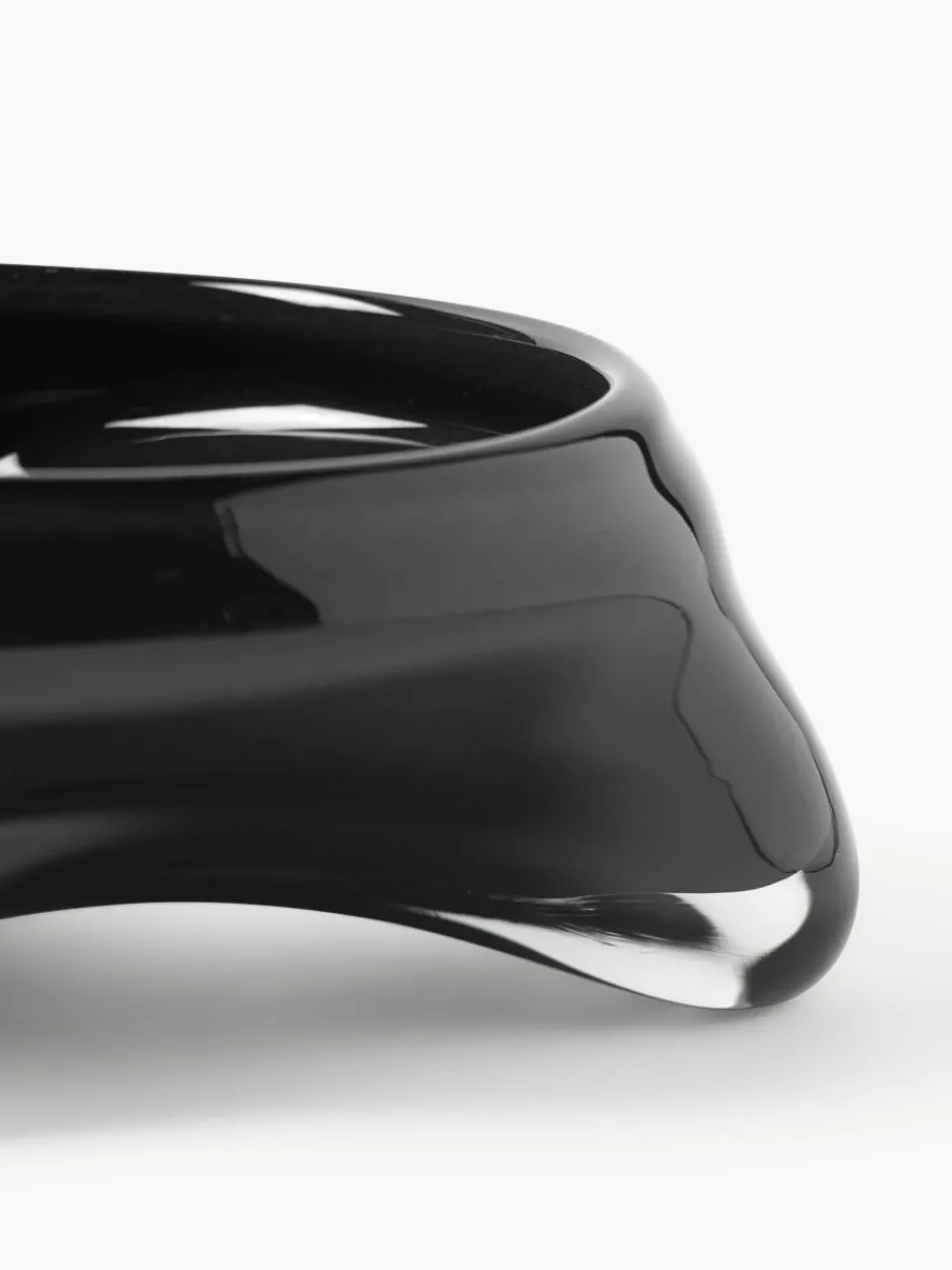 Handgemaakte decoratieve schaal Ashley van glas^Westwing Collection Discount