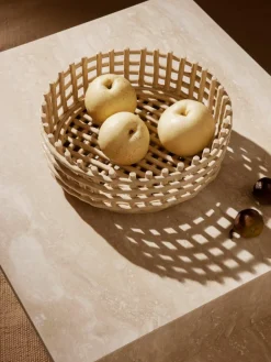 Handgemaakte decoratieve schaal Centrepiece van keramiek^ferm LIVING Sale