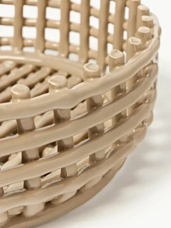 Handgemaakte decoratieve schaal Centrepiece van keramiek^ferm LIVING Sale