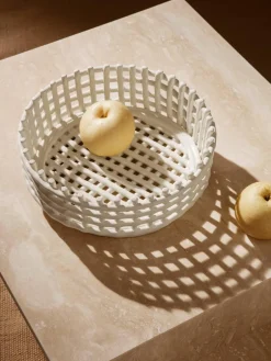 Handgemaakte decoratieve schaal Centrepiece van keramiek^ferm LIVING Clearance