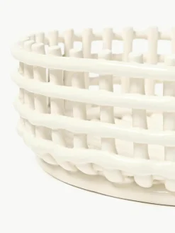 Handgemaakte decoratieve schaal Centrepiece van keramiek^ferm LIVING Clearance