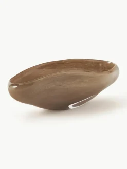Handgemaakte decoratieve schaal Ashley van glas^Westwing Collection Best