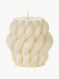 Handgemaakte design kaars Karla, H 9 cm^Noma Studio Fashion