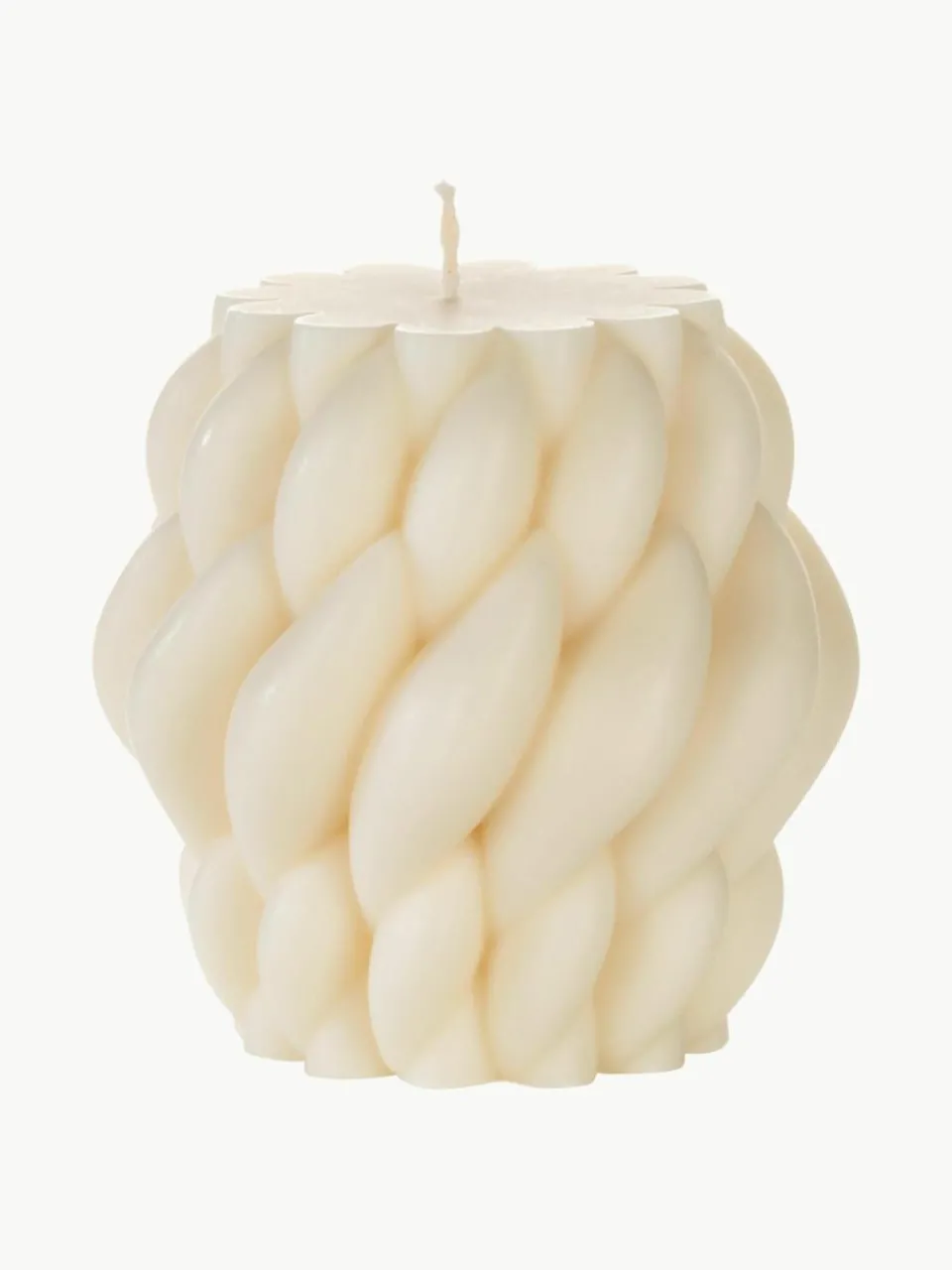 Handgemaakte design kaars Karla, H 9 cm^Noma Studio Fashion