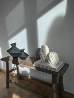 Handgemaakte design kaars Florence, H 9 cm^Noma Studio Online