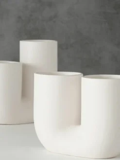 Handgemaakte design vazen Filicio van keramiek, set van 2^Westwing Online