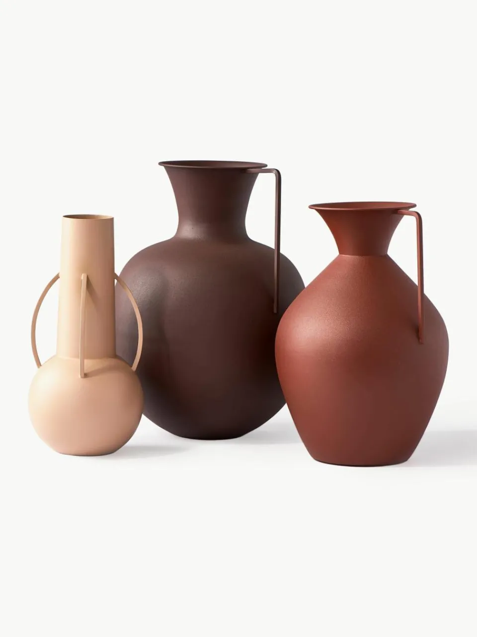 Handgemaakte design vazen Roman, set van 3^Pols Potten Fashion